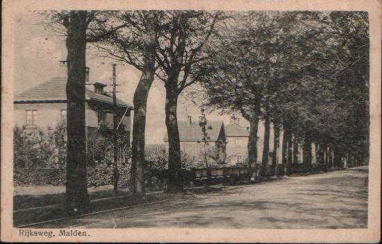rijksweg Malden van voor 1940 richting Nijmegen