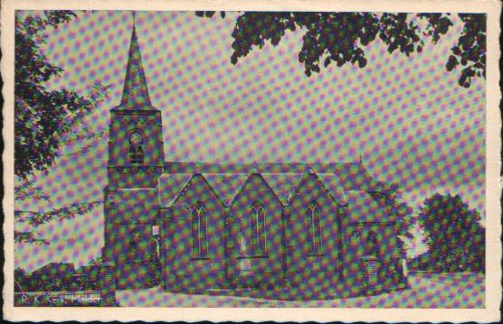 Oude rk Kerk Malden jaren 40 Kerk is gesloopt jaren 60
